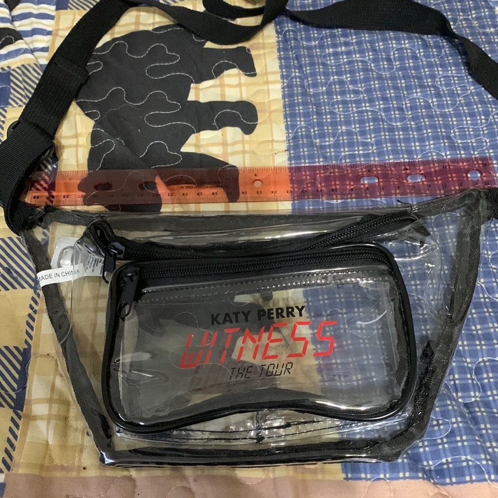 Katy Perry Clear Belt Bag Fanny Pack Cross Body